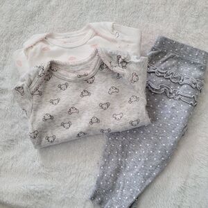 Carter's Gray and White Kids Matching Set